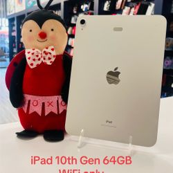 Ipad 10th Gen 64GB Wi-Fi Only 