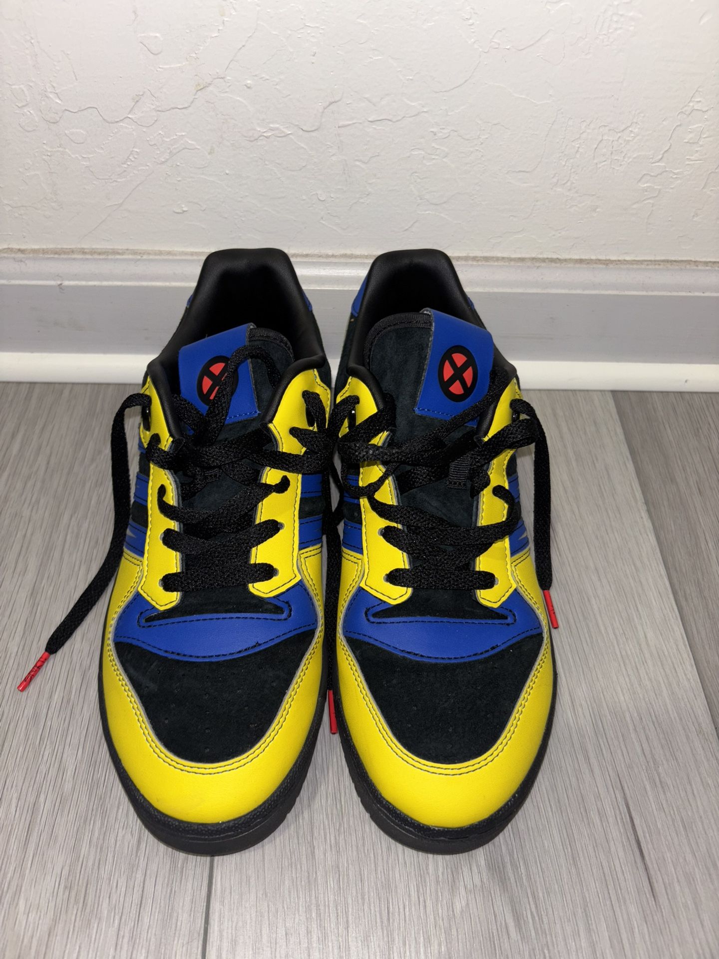 * Adidas Marvel X Rivalry Wolverine 86 Low men’s Size 8 x-men 97 blue and yellow (without box) 