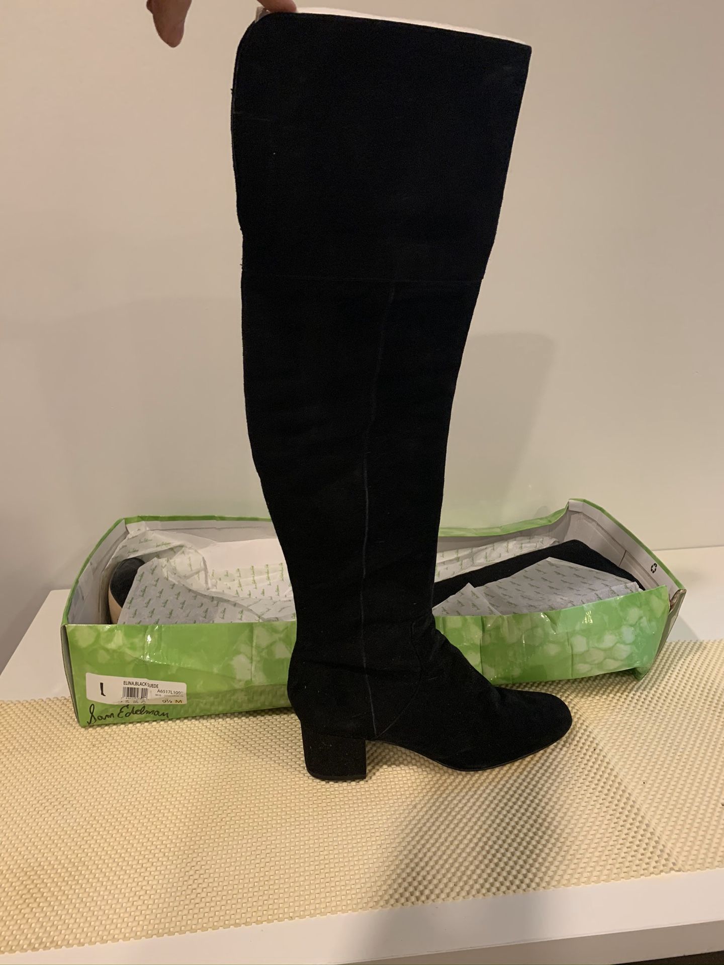 Sam Edelman Knee high black boots 9.5 size