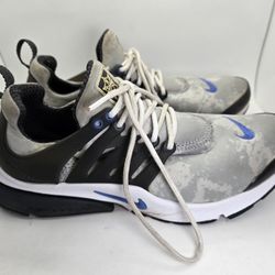 Nike Air Presto Premium Social FC Shoes Men's 9 Grey Running Athletic Sneakers