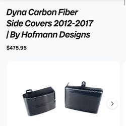 Dyna Carbon Fiber Side Covers 