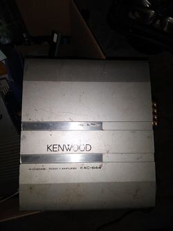 Kenwood amplificador 4 canales