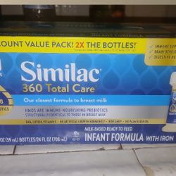 pre Made Similac 12 Bottles