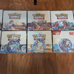Pokemon Set Of Scarlet Violet Booster Boxes