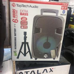 Rechargeable Bluetooth Portable 2000W With Stand Speaker New In Box For Sale Now ! Welcome 