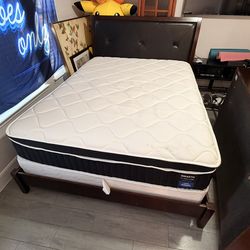 Queen bed and dresser