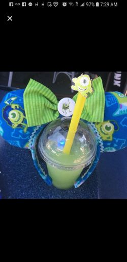 Mike Wazowski decorated ears