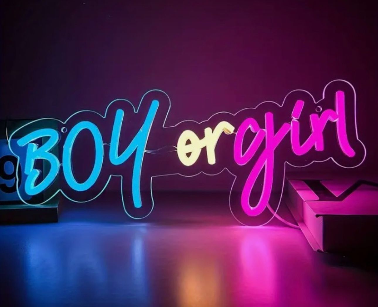 Gender Reveal Neon - 2 available