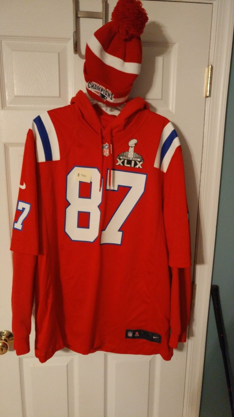 NFL XL New England Patriots Gronkowski Jersey