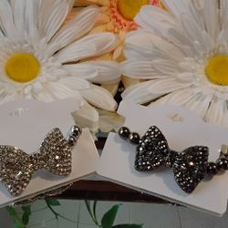 Gorgeous Rhinestone Bow Strechy Bracelet $8 Ea. 