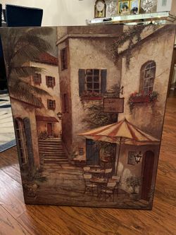 “Vino y Tapas” by Ruane Manning Canvas