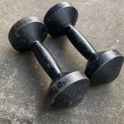Pair Of 20 LB Dumbbells 