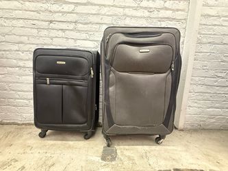 2 Used Suitcases – Samsonite + Black Suitcase – $70 OBO – Move-Out Sale