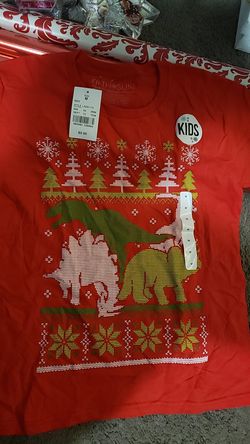 Boys kids christmas shirt M