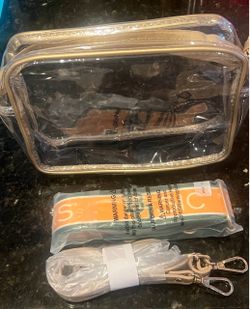 Baylor Clear purse w/ 2 straps