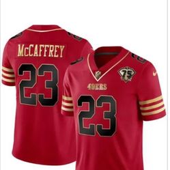 McCaffrey 49ers City Edition 49ers Jersey Brand Net Med/LG