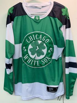 Chicago White Sox St. Patrick's Day Hockey Jersey Size M