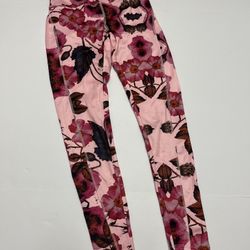 LuLaRoe ⚜️💖⚜️ Floral Print Leggins size XS like new 