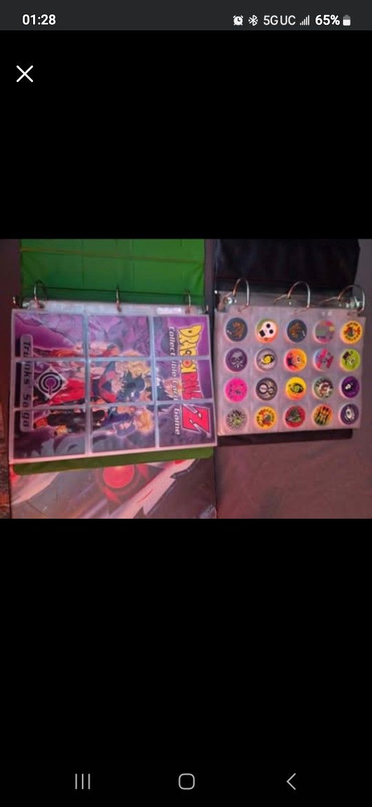 Dragon Ball Z CCG Trunks Saga/ Vintage Pogs