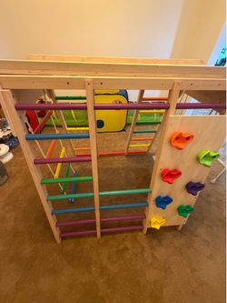 Half Price of Amazon Listing Price - Wooden Kids Jungle Gym - Brand New