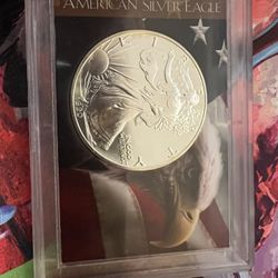 1990 1 Oz Fine Silver One Dollar Coin 