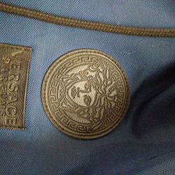 VERSACE JAWSTRONG BACKPACK BLUE 