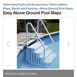 Pool Stairs For A Deck 