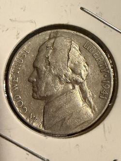 1941-S Jefferson Nickel Lamination Error Coin 