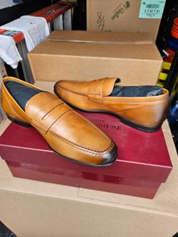 Alek Cognac Penny Loafer