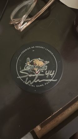 Signed Hockey Puck