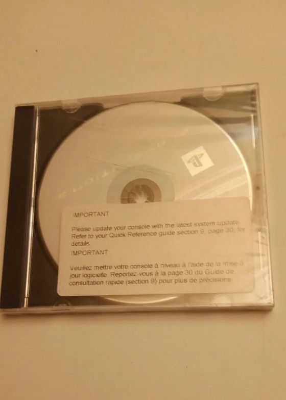 PlayStation 3 Information Disc (PS3) NEW