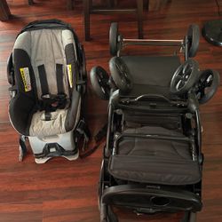 Baby Trend Infant Carrier And Sit/ Stand Stroller