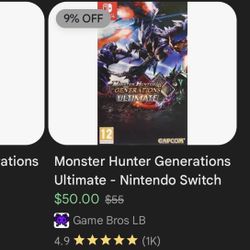 Monster Hunter Generations Ultimate - Nintendo Switch