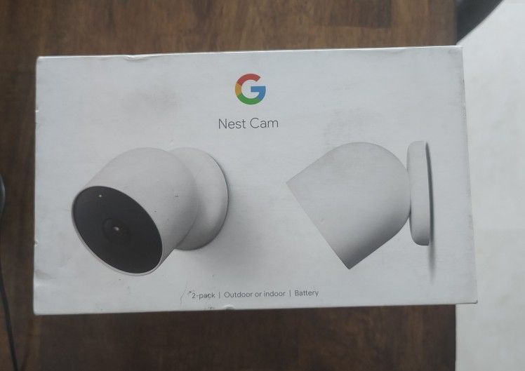 Google Nest Cam 2-pack- Indoor/Outdoor Battery Powered