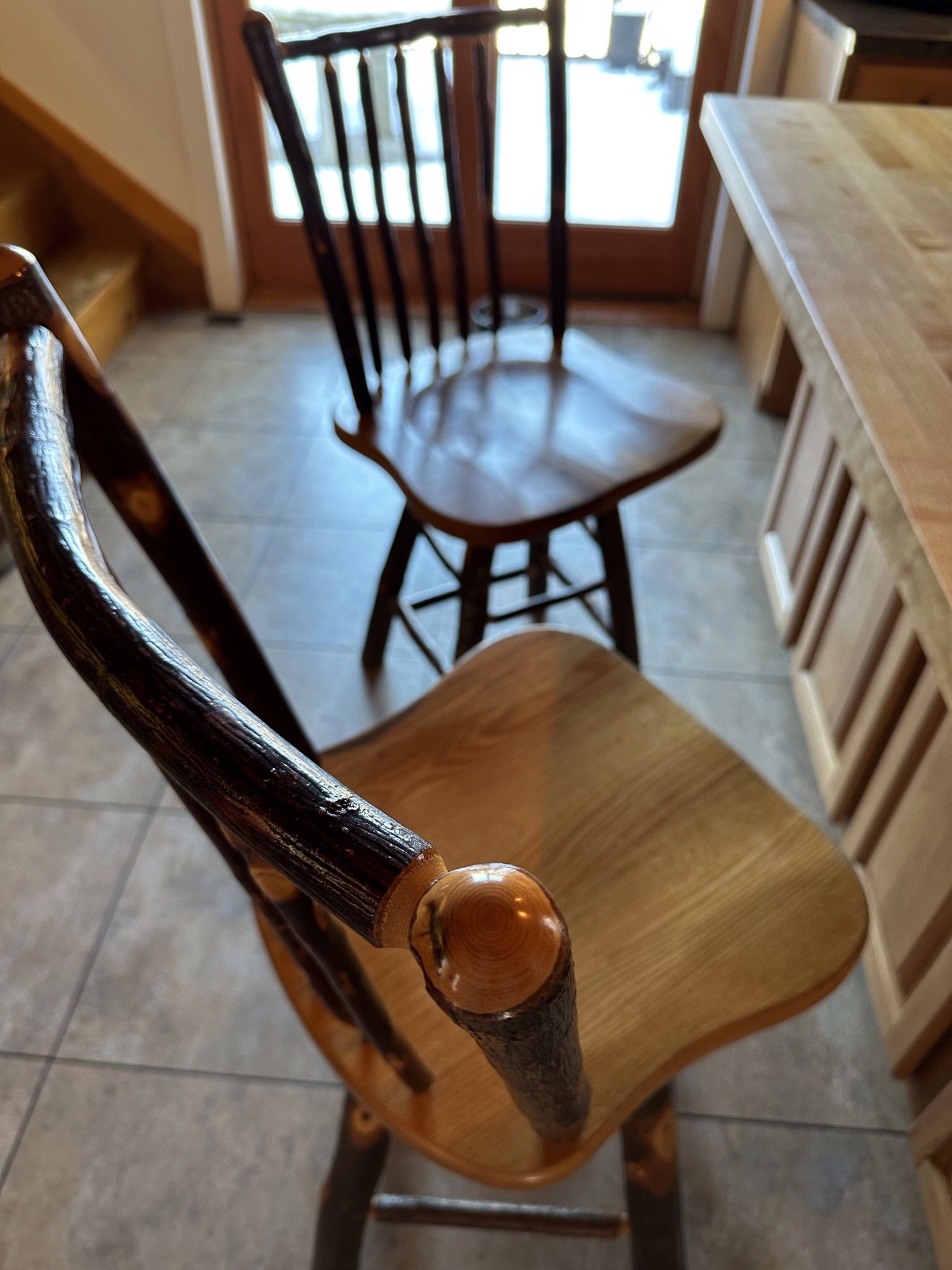 Rustic Barstools (2)