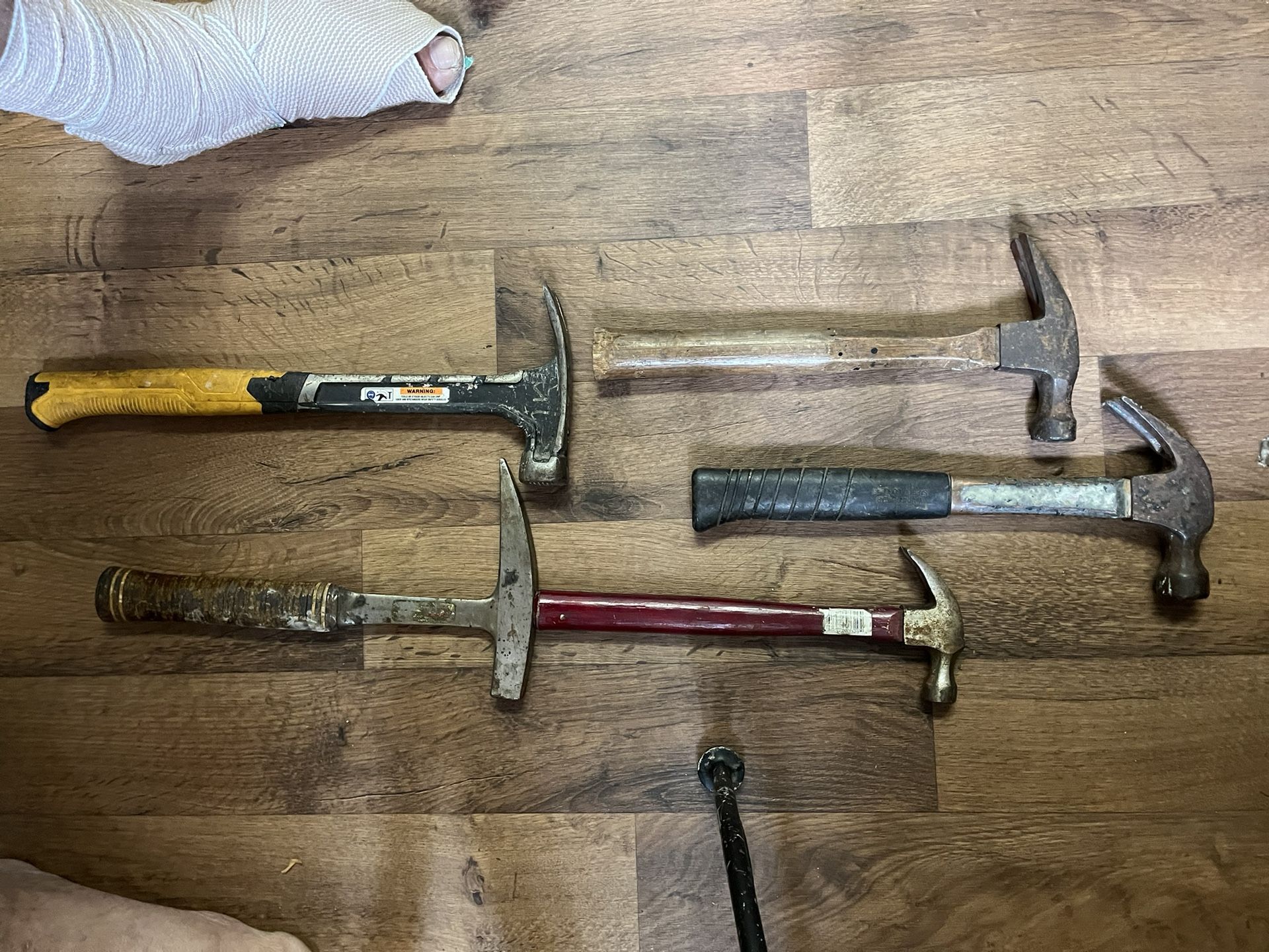 Lot Of Hammers Buy Them All Or Pick And Choose Will Except Reasonable Offers