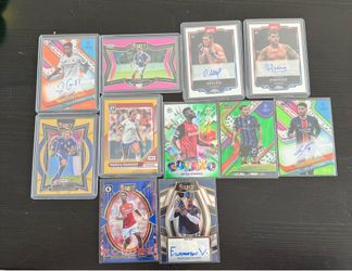Soccer, UFC and baseball cards