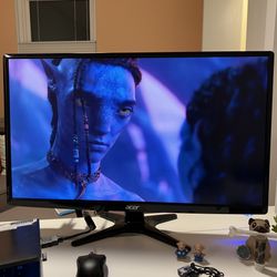 Acer G276HL GBD 27" Monitor HD LCD Widescreen LED Backlit Monitor Gaming w Stand