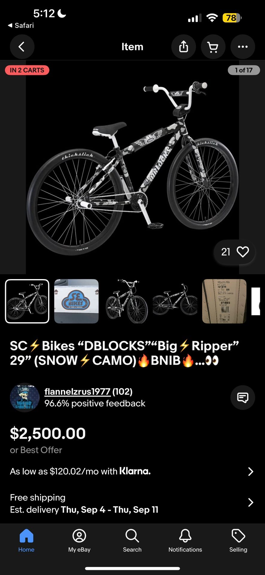 DBLOCKS SE BIG RIPPER 29inch Brand NEW!!
