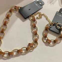 Bijou brigitte accessories necklace & bracelet