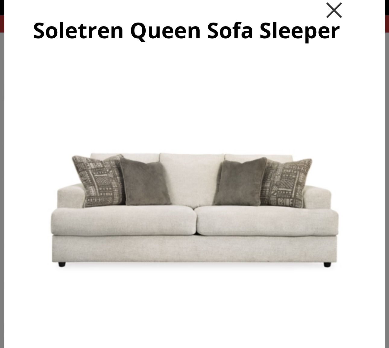 Ashley Soletren Queen Sofa Sleeper