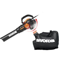 WORX 12 Amp Trivac 3-in-1 Electric Leaf Blower/Mulcher/Yard Vacuum - WG512