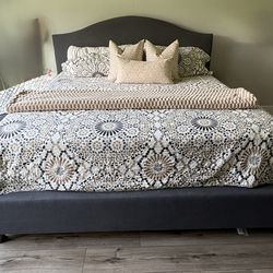 King Fabric Bed Frame (frame Only)