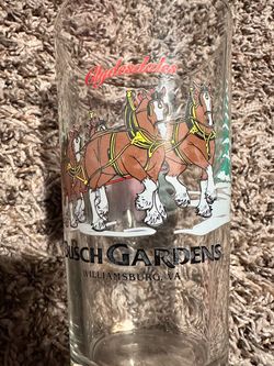 Busch Gardens Williamsburg Clydesdales Glass