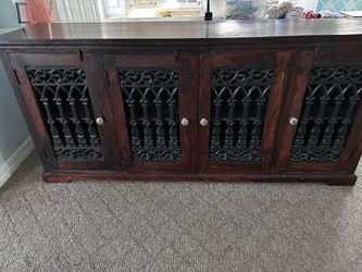 Buffet with Iron Door Panels
