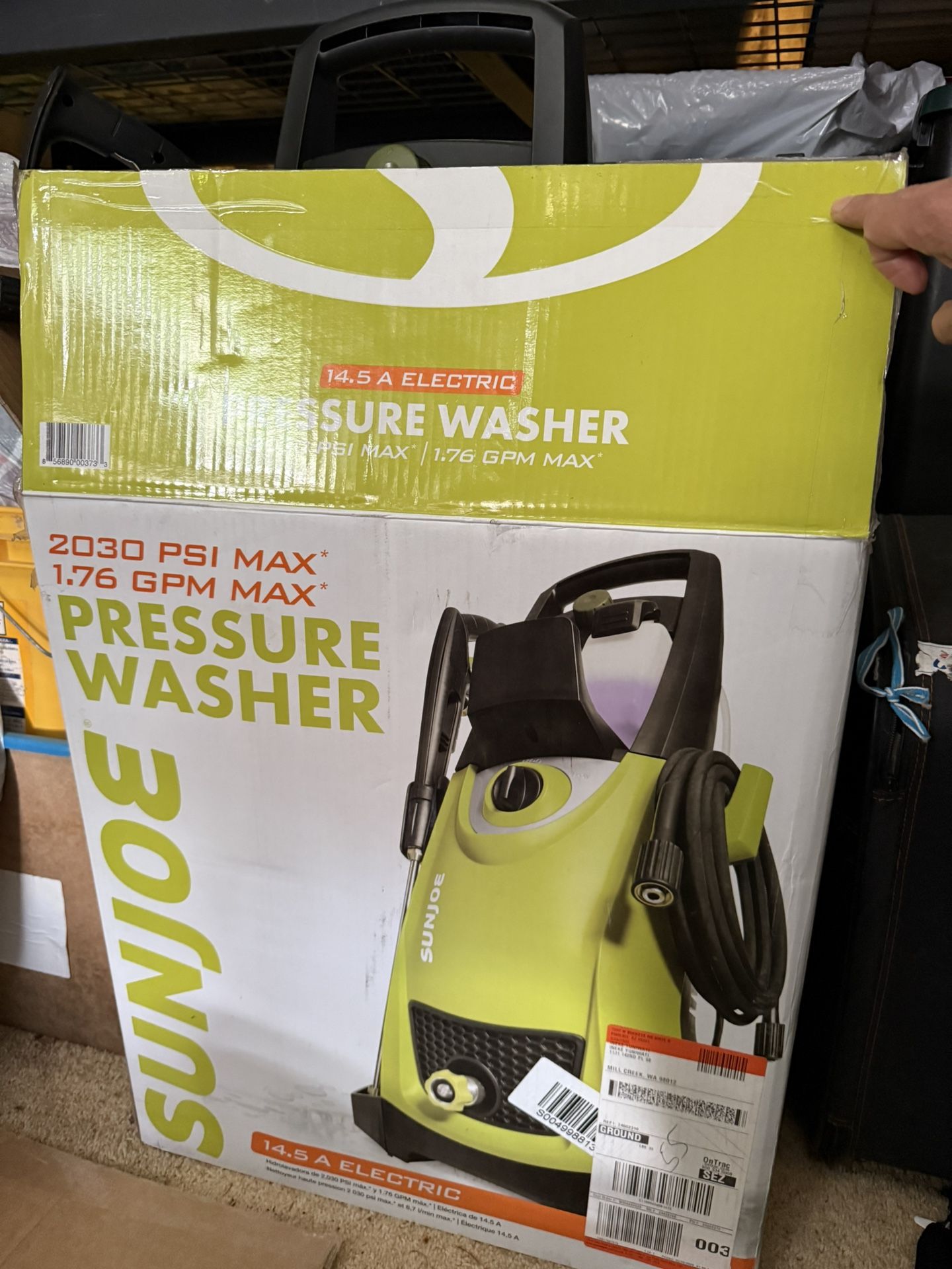 Pressure washer Electric Sunjoe Excellent Condition