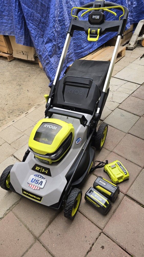 Ryobi 21-in 3-in-1 Self Propelled Lawn Mower