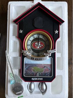 SF 49ers Cuckoo Clock