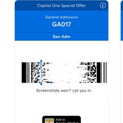 MLB All Star Village Saturday X4 Tickets