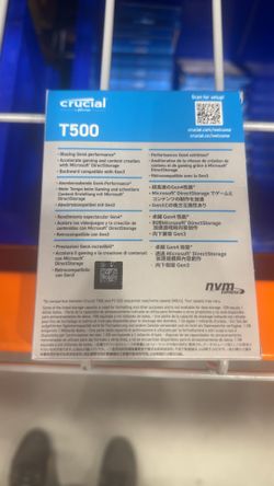 Crucial T500 Pro 1TB PCIe Gen4 NVMe M.2 SSD